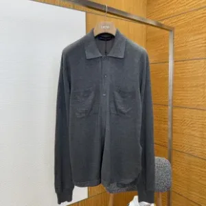 Reps Super Clone Louis Vuitton Shirt Red Cotton Wool Blend Fine Patch