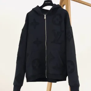 Luxury Louis Vuitton Jacket Red Autumn Winter And Side Pockets
