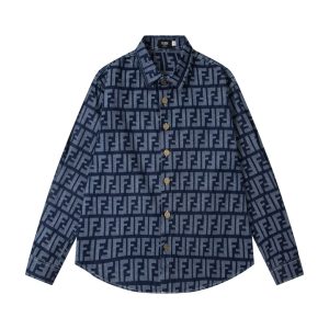 Aaa Fendi Denim Shirts For Autumn