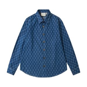 Aaa Luxury Gucci Denim Shirts For Autumn