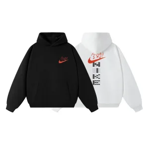 Luxury Nike Hoodie Black Cotton