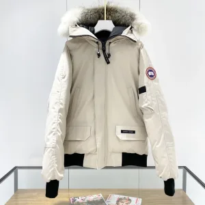 Designer Reps Canada Goose Overcoat Red Duck Down Flannel