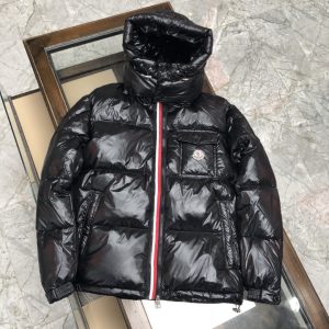 Luxury Moncler Silver Down Jacket