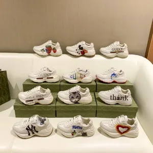 Super Clone Reps Gucci Dad Shoes Red