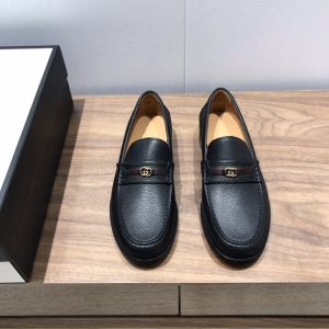 High Quality Luxury Gucci Cowhide Leather Shoes