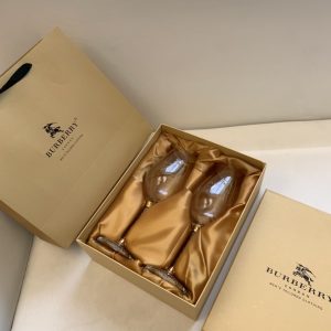 Luxury Burberry Glass Wine Glasses