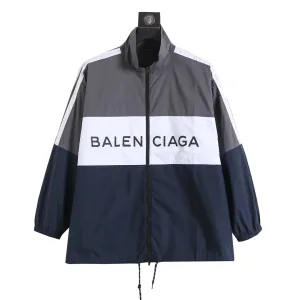 Luxury Balenciaga Jacket Ash Cotton Spring Patch