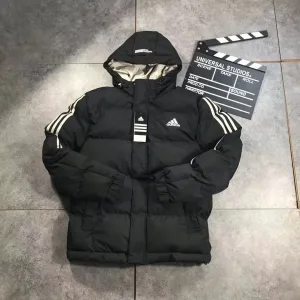Designer Adidas Coat Ash Cotton Down High-Density Fabric Winter