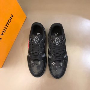 Luxury Aaa Louis Vuitton Calfskin Sneakers