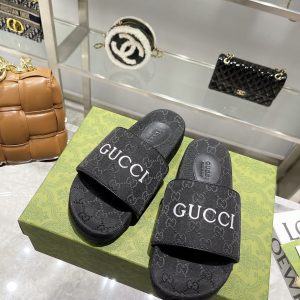 Luxury High Quality Gucci Jacquard Slippers For Spring