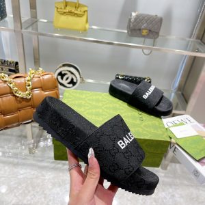 Luxury Aaa Gucci Jacquard Slippers For Spring