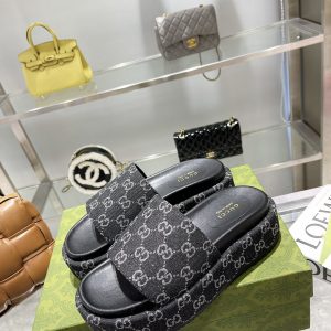 Luxury Aaa Gucci Jacquard Slippers