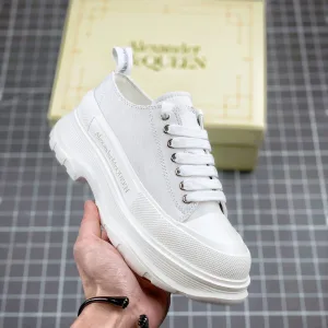 Super Clone Alexander Mcqueen Canvas Shoes Red