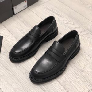 Luxury Ermenegildo Zegna Cowhide Leather Shoes
