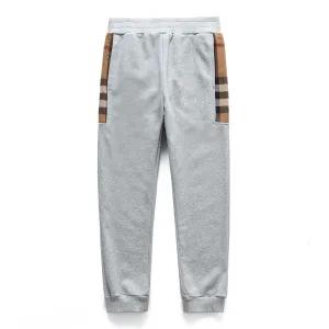 AAA Burberry Long Pants Color Cotton Exquisite Workmanship Autumn Winter Patch
