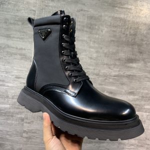 Luxury Designer Prada Cowhide Dr. Martens Boots