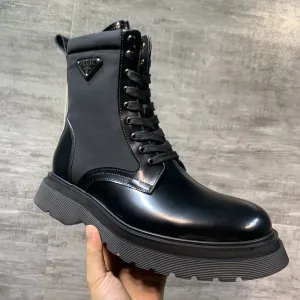 Reps Prada Dr. Martens Boots Cowhide Lace