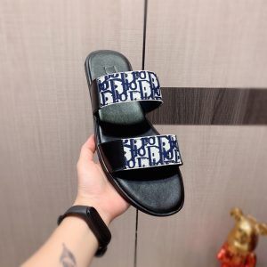 Luxury 1:1 Dior Leather Slippers