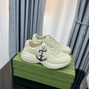 Reps Super Clone Gucci Dad Shoes Top-Grain Cowhide Sheepskin