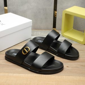 Luxury Dior Cowhide Slippers For Summer