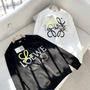 Luxury Loewe Cotton Long-Sleeved Sweatshirt For Fall