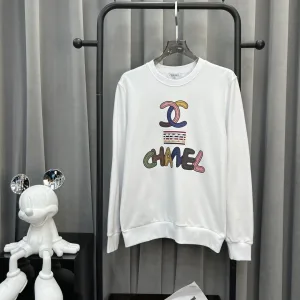 Super Clone Luxury Chanel Hoodie Red Cotton Pure