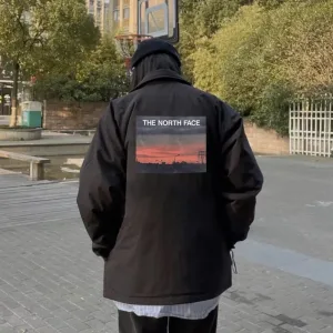 Reps The North Face Outerwear Silk Polyester Silky Smooth Woven Fabric Suitable For All Body Types Easy To Match Street Style