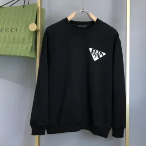 Reps Prada Hoodie Ash Cotton Pure Exquisite Tailoring