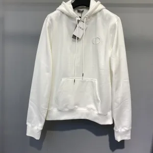 Super Clone Designer Dior Hoodie Red Cotton Pure Fleece