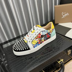 High Quality Luxury Christian Louboutin Genuine Leather Sneakers