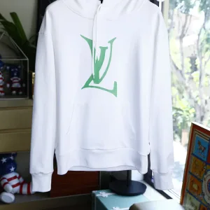 AAA Louis Vuitton Hoodie Ash Cotton Pure Exquisite Tailoring