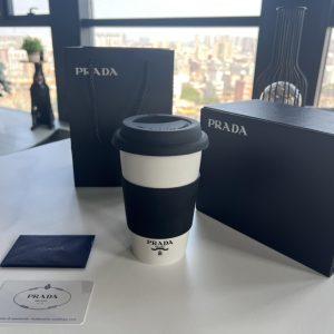 Luxury 1:1 Prada Ceramic Water Cup For Winter
