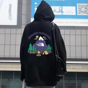 AAA The North Face Hoodie Red Cotton Fleece Winter