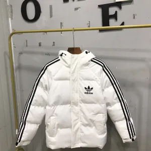 Designer Luxury Adidas Outerwear Blue Down Winter