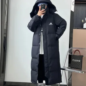 Luxury Adidas Down Jacket Red Duck Exquisite Workmanship Autumn Winter And