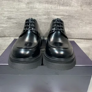 Luxury High Quality Prada Derby Shoes Cowhide