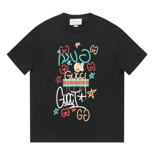 AAA Super Clone Gucci Short Sleeves Ash Cotton Pure