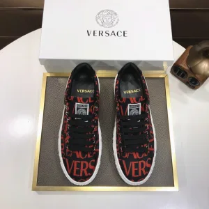 High Quality Luxury Versace Cowhide Casual Shoes