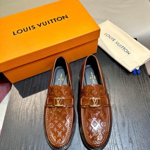 Luxury Louis Vuitton Calfskin Loafers
