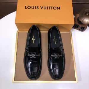 Luxury Louis Vuitton Cowhide Leather Shoes