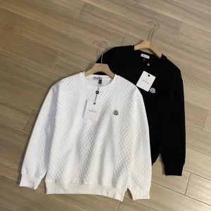 AAA Monk Sweatshirt Red Simple And Versatile Exquisite Workmanship Spring Autumn Patch