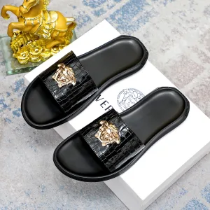 Aaa Designer Versace Slippers For Summer