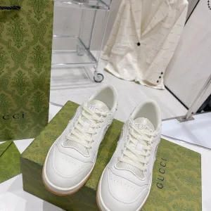 Super Clone Gucci Sneakers White Top-Grain Cowhide Mesh Pu Outsole Tpu Breathable
