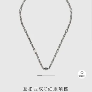 Luxury Super Clone Gucci Necklace Red Lace