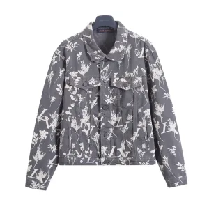 High Quality Reps Louis Vuitton Jacket Red Denim