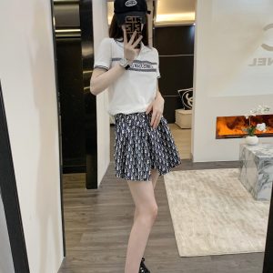 Aaa Dior Jacquard Short Sleeves