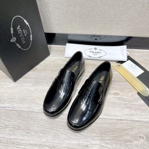 Luxury Prada Cowhide Leather Shoes