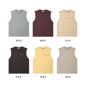 High Quality Aaa Fear Of God Rubber Sleeveless