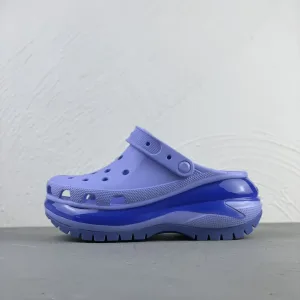 High Quality Crocs Sandals Purple Rubber Outsole Summer