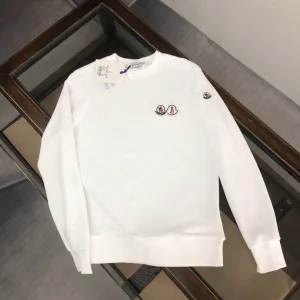 Luxury Moncler Long-Sleeved Sweatshirt Red Autumn Winter